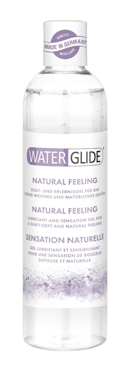 Waterglide Natural Feeling 300 ml, hedvábně jemný lubrikant na vodní bázi