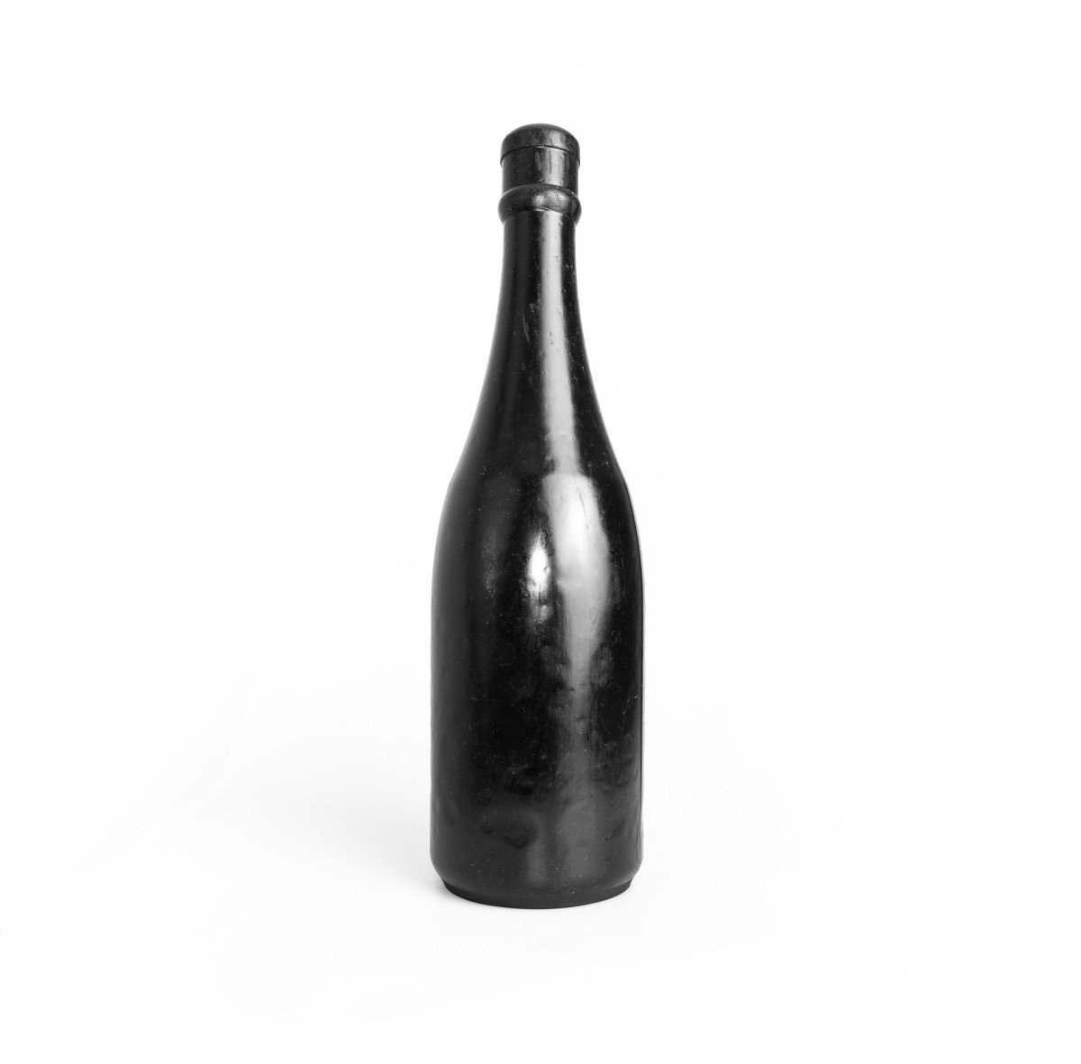 All Black AB91, černá vinylová láhev šampaňského 39 x 3,6–11 cm