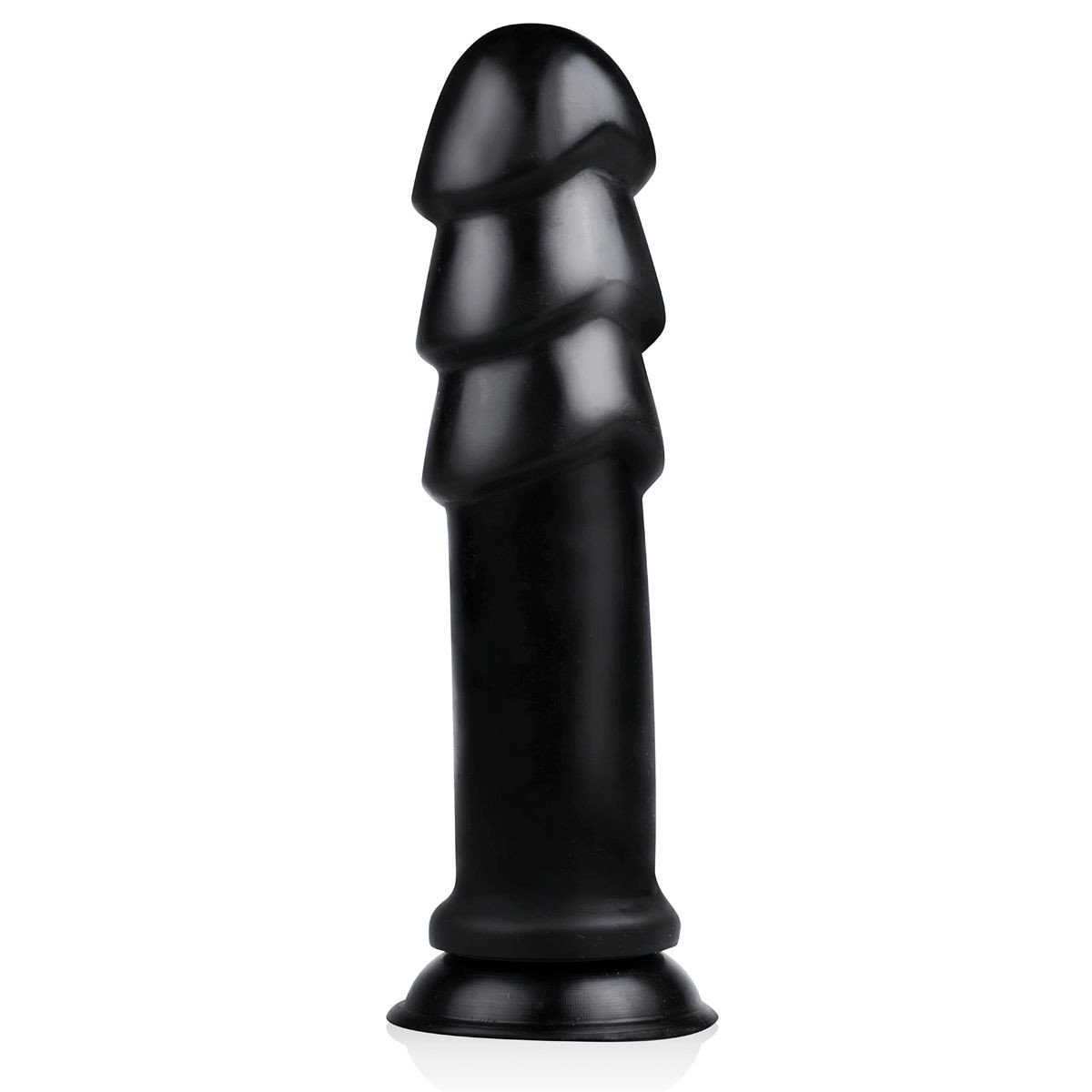 BUTTR Madbull Muzzl, černé anální dildo s přísavkou 28,9 x 5,7–7 cm