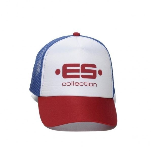 ES Collection CAP003 Print Logo Baseball Cap Red, pánská kšiltovka