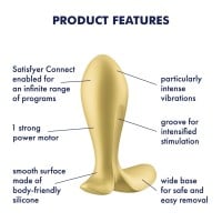 Vibrační anální kolík Satisfyer Intensity Plug žlutý