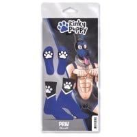 Kinky Puppy Paw Socks Blue