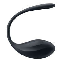 Vibračné vajíčko Satisfyer Ribbed Petal Black