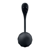 Satisfyer Ribbed Petal Vibrating Egg Black