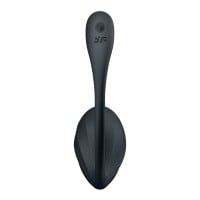 Satisfyer Ribbed Petal Vibrating Egg Black