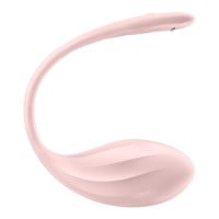 Vibračné vajíčko Satisfyer Ribbed Petal Black