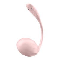 Vibračné vajíčko Satisfyer Ribbed Petal Black