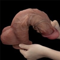 Lovetoy Dual Layered Silicone Cock XXL 10.5″