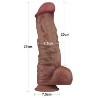 Lovetoy Dual Layered Silicone Cock XXL 10.5″