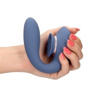 Shots Innovation Twitch 3 Double Vibrator Blue/Grey