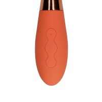 Vibrátor Loveline Silicone Rabbit Vibrator with Ribbed Clitoral Stimulator