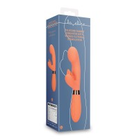 Vibrátor Loveline Silicone Rabbit Vibrator with Ribbed Clitoral Stimulator