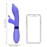 Loveline Silicone Pointed Rabbit Vibrator