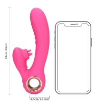 Loveline Tongue Flickering and Heating Rabbit Vibrator