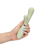 Loveline Silicone Rabbit Vibrator Misty Green