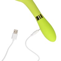 Loveline Silicone G-Spot Vibrator Lime Passion