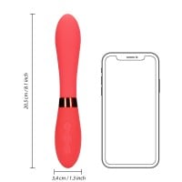 Vibrátor Loveline Silicone Smooth Salsa