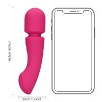 Loveline Ultra Soft Silicone Double-Sided Wand Vibrator