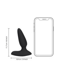 Loveline Smooth Vibrating Anal Plug with Remote Control