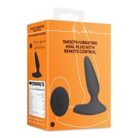 Loveline Smooth Vibrating Anal Plug with Remote Control