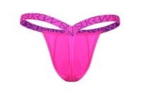 Pánská tanga Sukrew Bubble Thong Shocking Pink