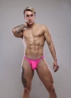 Sukrew Bubble Thong Shocking Pink