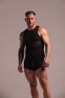 Tílko Sukrew Net Vest Nightlife Black