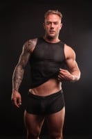 Tílko Sukrew Net Vest Nightlife Black