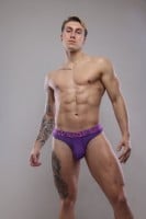 Pánske tangá Sukrew Classic Thong Tyrian Purple