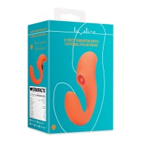 Loveline G-Spot Vibrator with Clitoral Pulse Wave