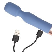 Loveline Mini Wand Vibrator Blue Horizon