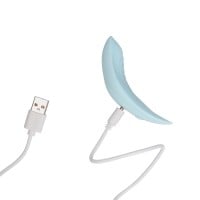 Nohavičkový vibrátor Loveline Panty Vibrator with Remote Control Arctic Blue