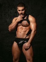 Locker Gear LK0126 Punch Hole Jock Brief Black