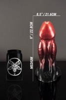 Dildo Twisted Beast Bael Demon Blood (Ombre) střední