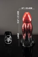 Twisted Beast Bael Dildo Demon Blood (Ombre) Large