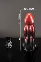 Twisted Beast Bael Dildo Demon Blood (Ombre) XL