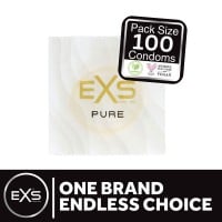 Kondómy EXS Pure 100 ks