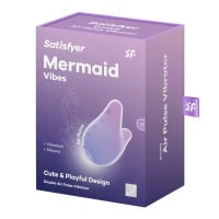 Vibrátor s tlakovými vlnami Satisfyer Mermaid Vibes Violet/Pink