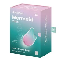 Satisfyer Mermaid Vibes Air Pulse Vibrator Mint/Pink