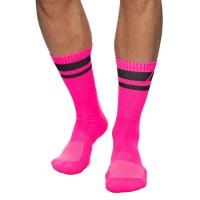 Addicted AD1217 Neon Socks Pink