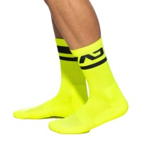 Addicted AD1217 Neon Socks Yellow