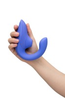 Womanizer Blend Vibe with Clit Stimulation Vibrant Blue