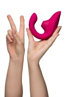 Womanizer Blend Vibe with Clit Stimulation Vibrant Pink