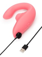 Womanizer Blend Vibe with Clit Stimulation Vibrant Pink