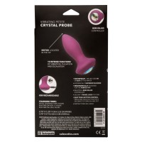 Vibračný análny kolík CalExotics Petite Crystal Probe čierny