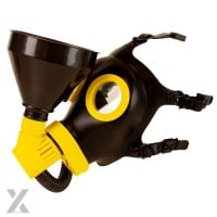 XTRM Soaker Piss Mask Nylon Head Holder žltá