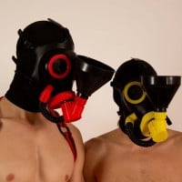 XTRM Soaker Piss Mask Nylon Head Holder žltá