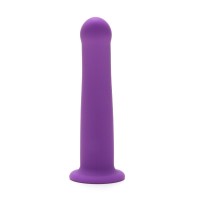 Me You Us 7″ Curved Silicone Dildo Purple