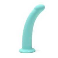 Me You Us 7″ Curved Silicone Dildo Purple