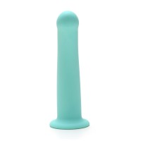 Me You Us 7″ Curved Silicone Dildo Aqua